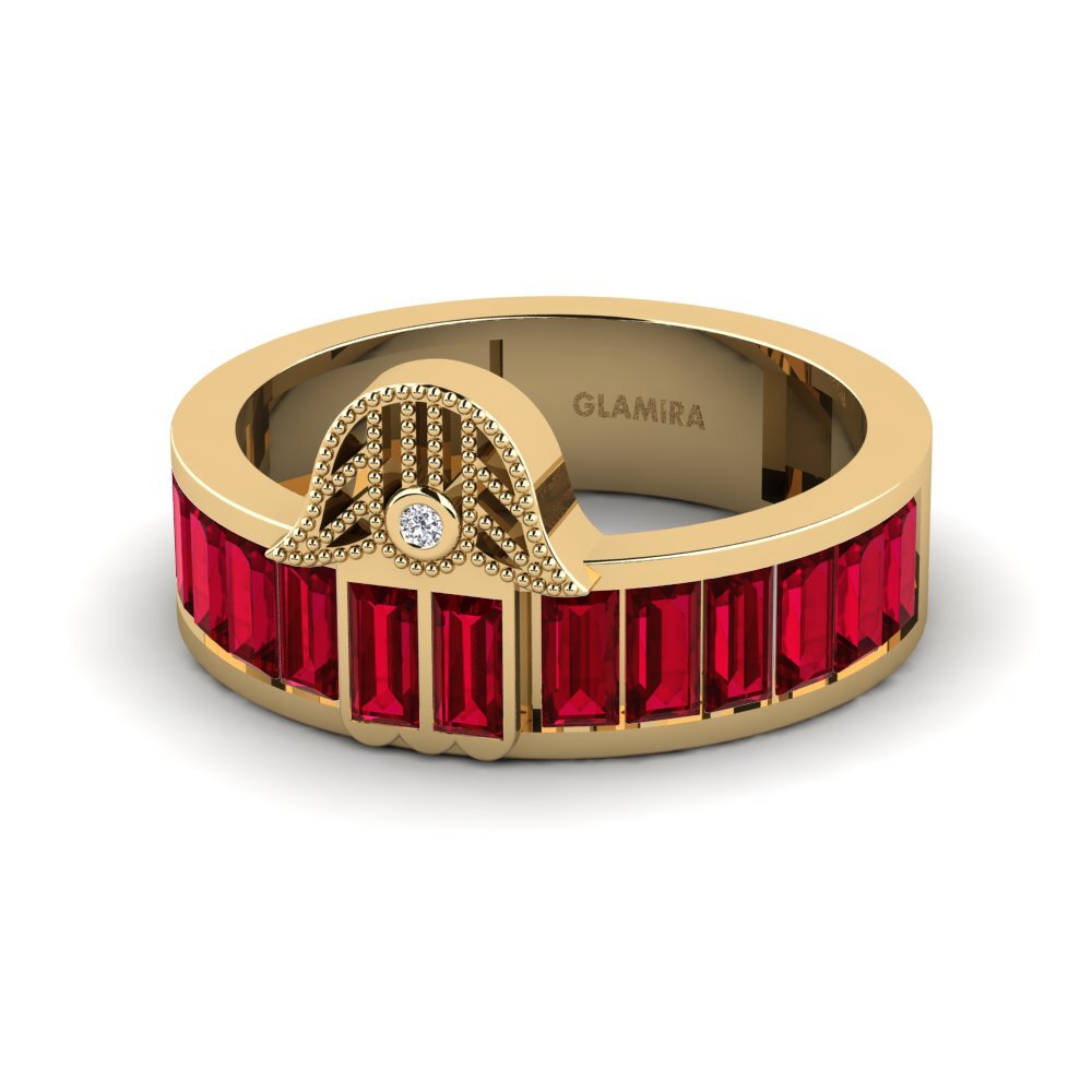 Red Zirconia Ring Permatentin