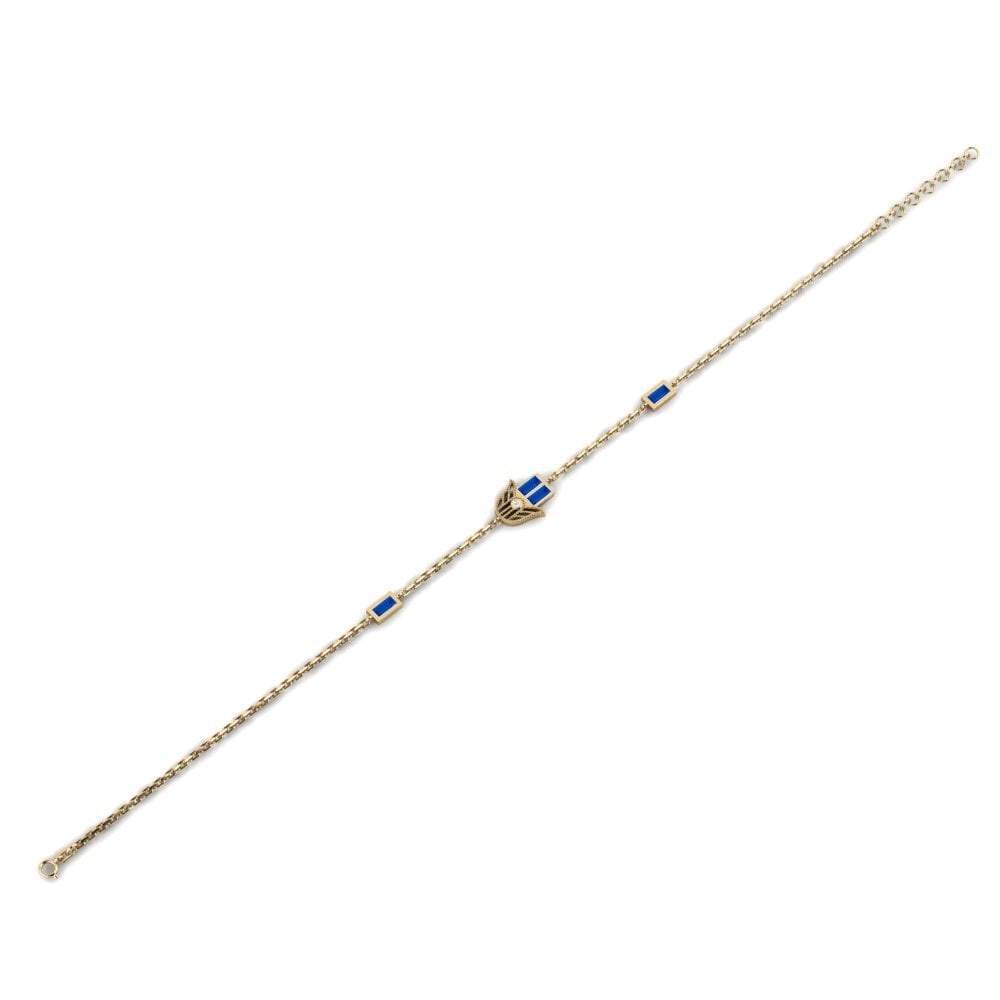 Circonita Azul Oscuro Pulsera de Mujer Phaedra