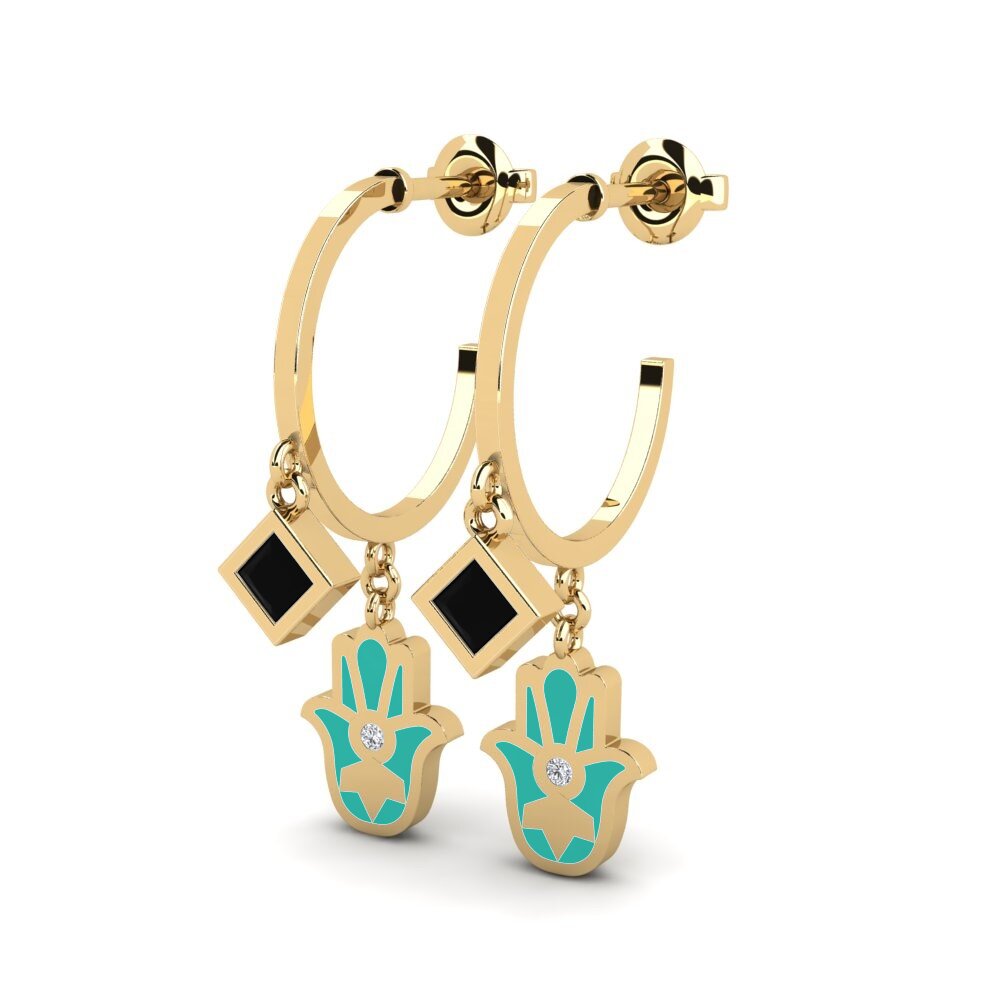 Black Sapphire Women's Earring Potentia