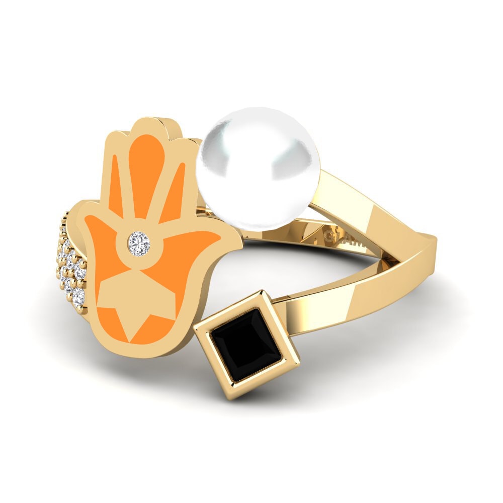 Zafiro negro Anillo Poverenje
