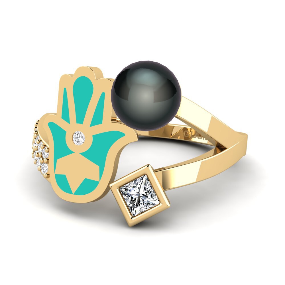 Hamsa Zirconia Rings