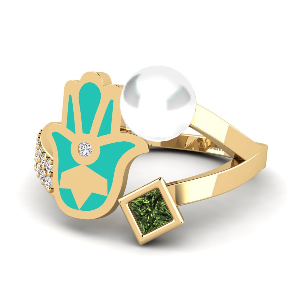 Green Sapphire Ring Poverenje