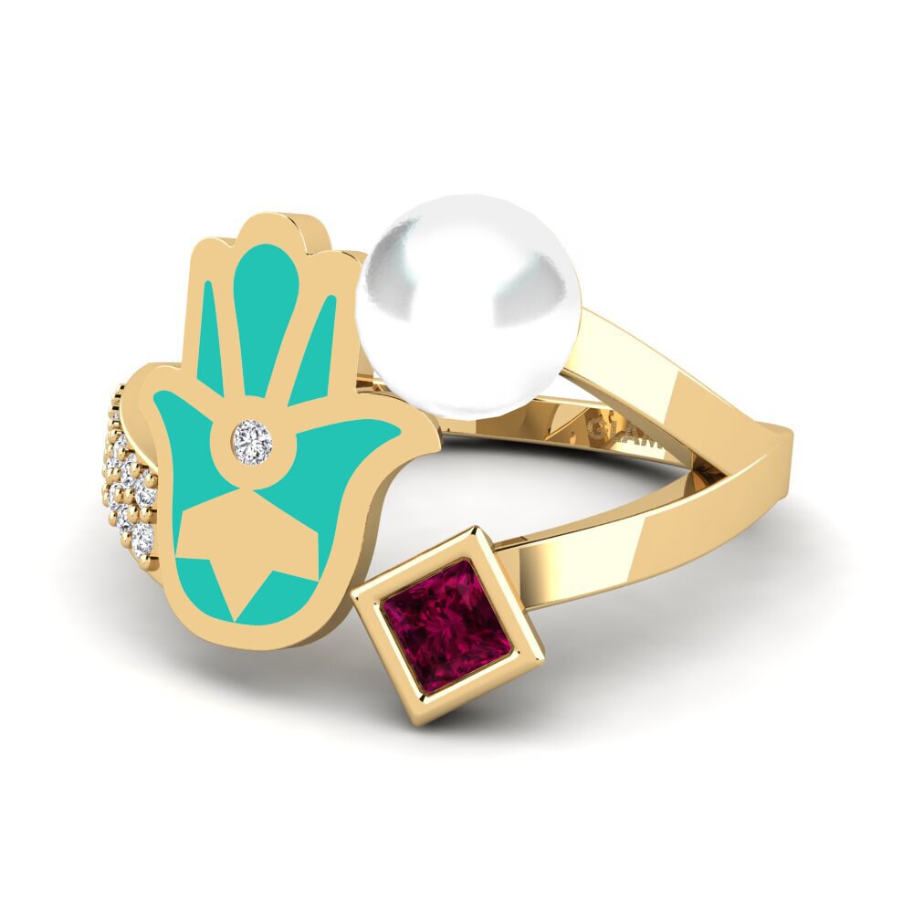 Grenat de Rhodolite Bague Poverenje
