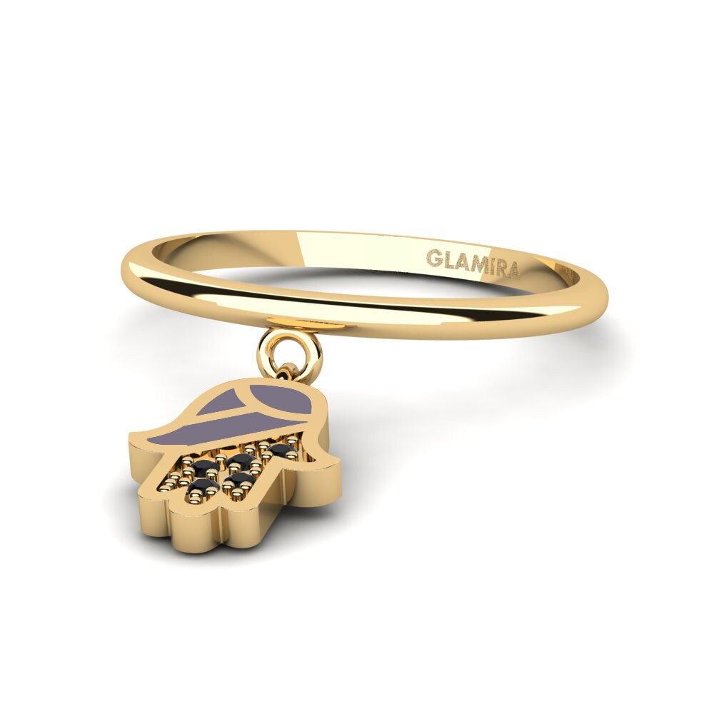 Schwarzer Saphir Ring Prutegge