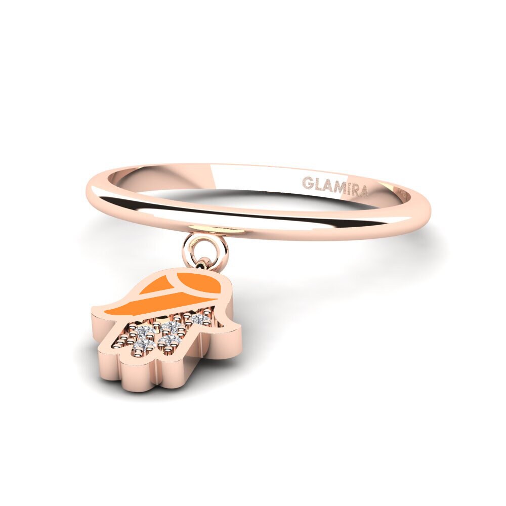 Rotgold 375 Ring Prutegge