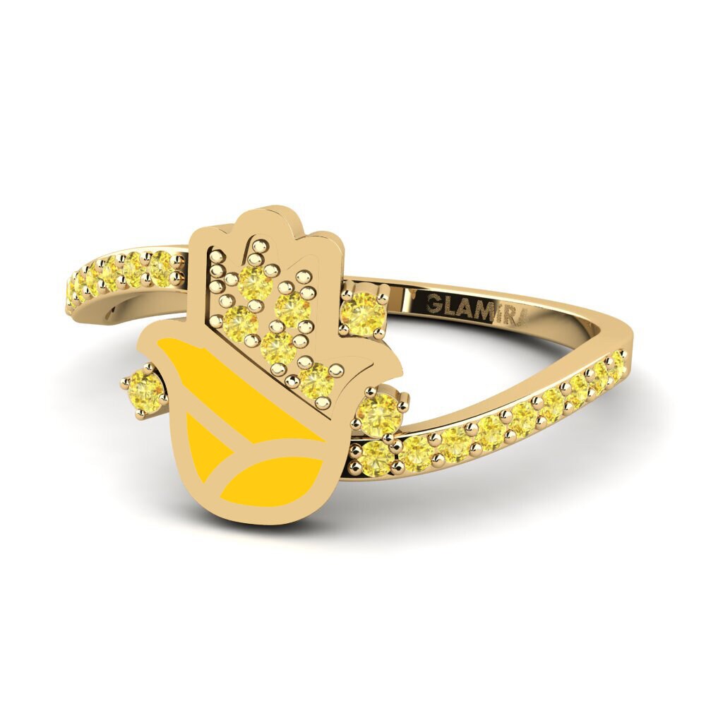 Gelber Saphir Ring Prutettore