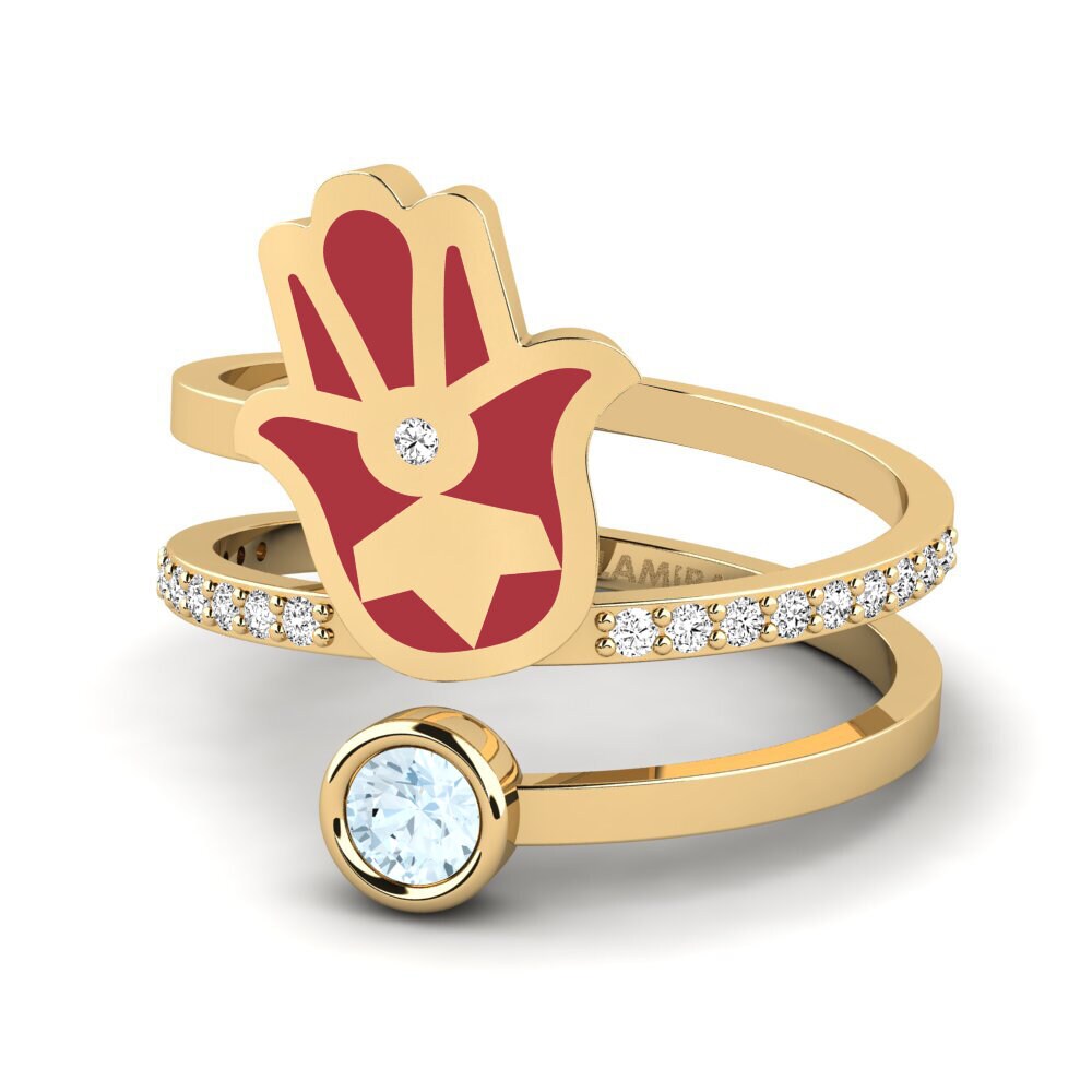 Aquamarin Ring Puipui