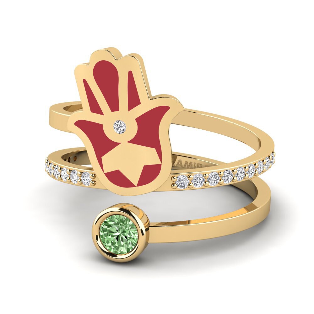 Green Diamond Ring Puipui