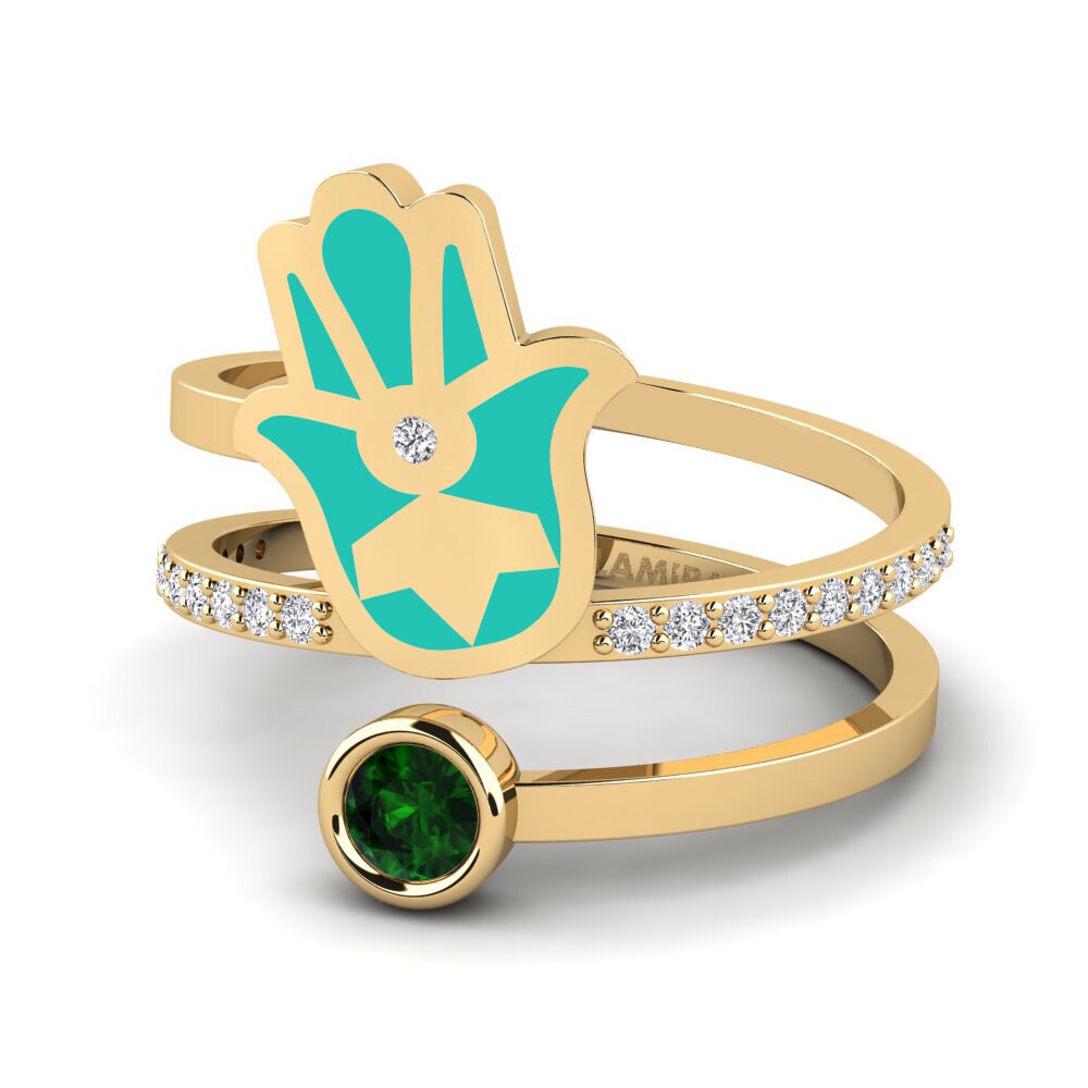 Green Tourmaline Ring Puipui