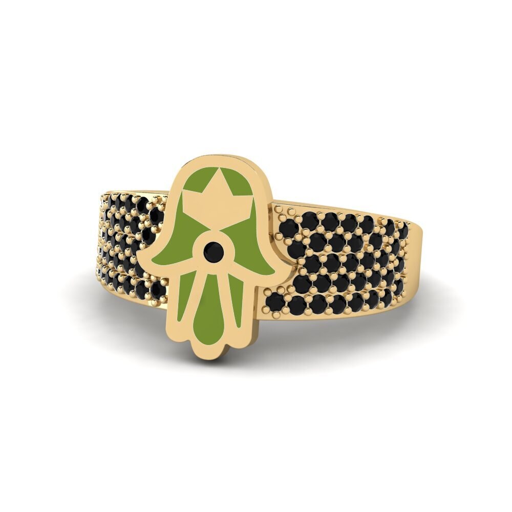 Schwarzer Diamant Ring Pushtetin