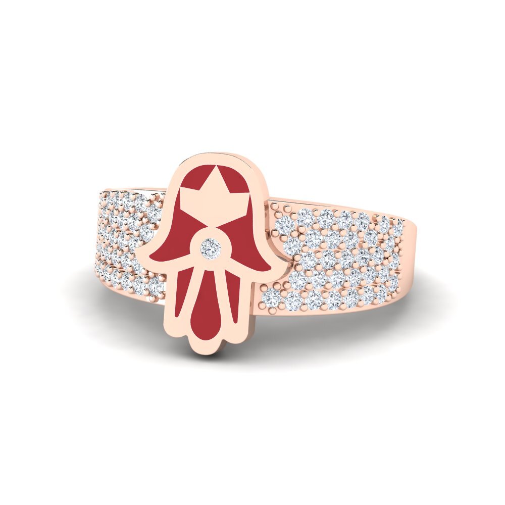 Rotgold 585 Ring Pushtetin