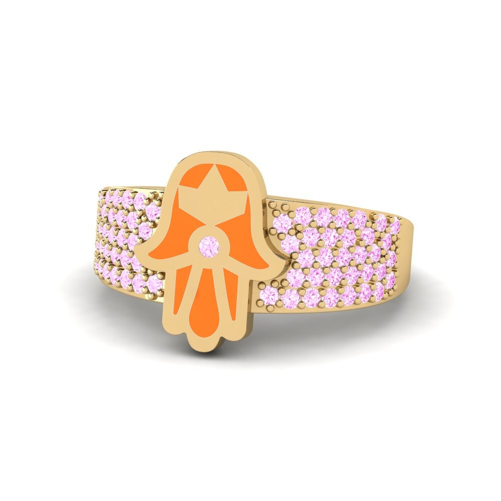 Rosa Saphir Ring Pushtetin