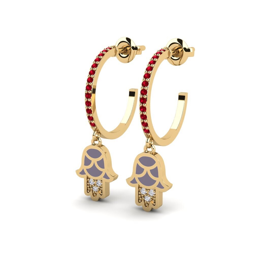 Red Zirconia Women's Earring Putenza