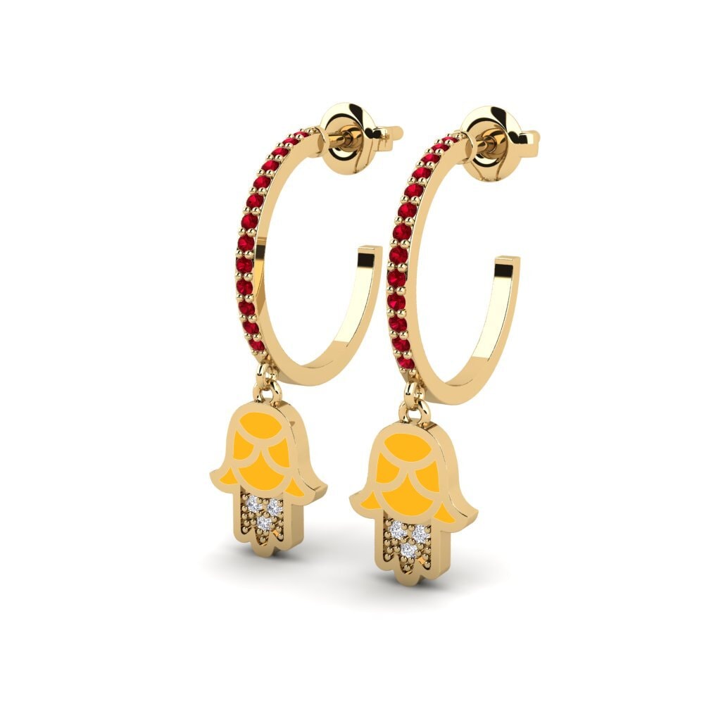 Red Zirconia Women's Earring Putenza