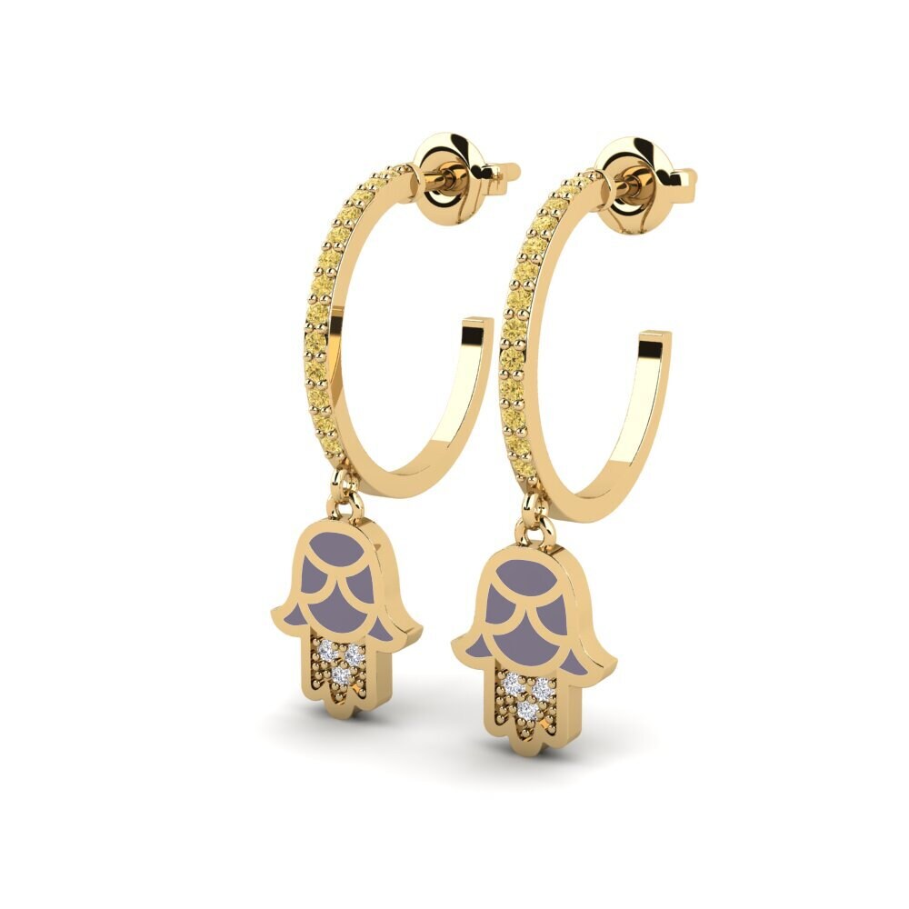 Yellow Diamond Women's Earring Putenza