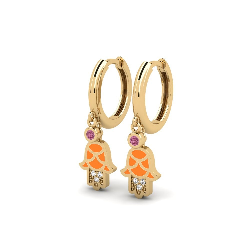 Rhodolite Garnet Women's Earring Shakti