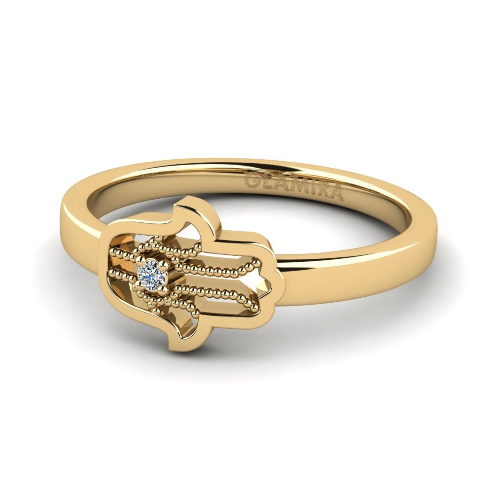 Zirconia Pinky Ring Siunata