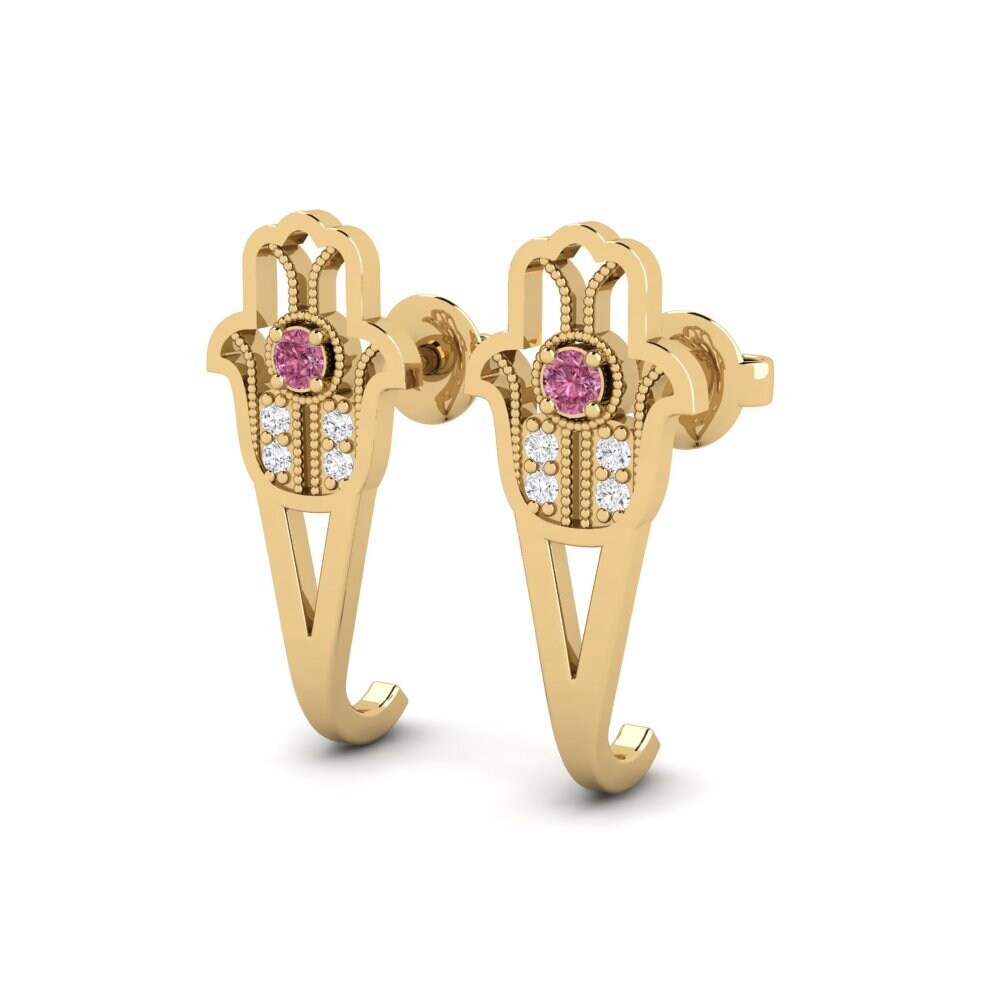 Rhodolite Garnet Women's Earring Svitlo