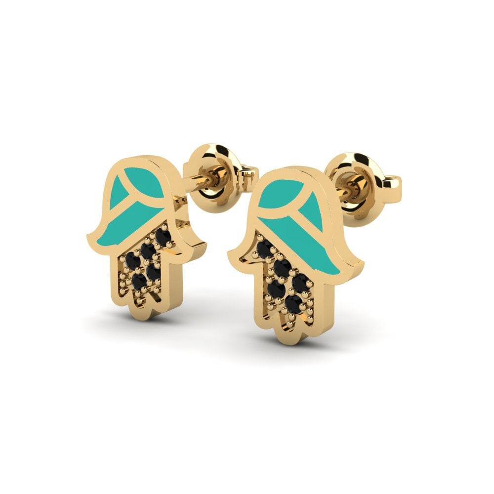 Black Onyx Women's Earring Tehoa