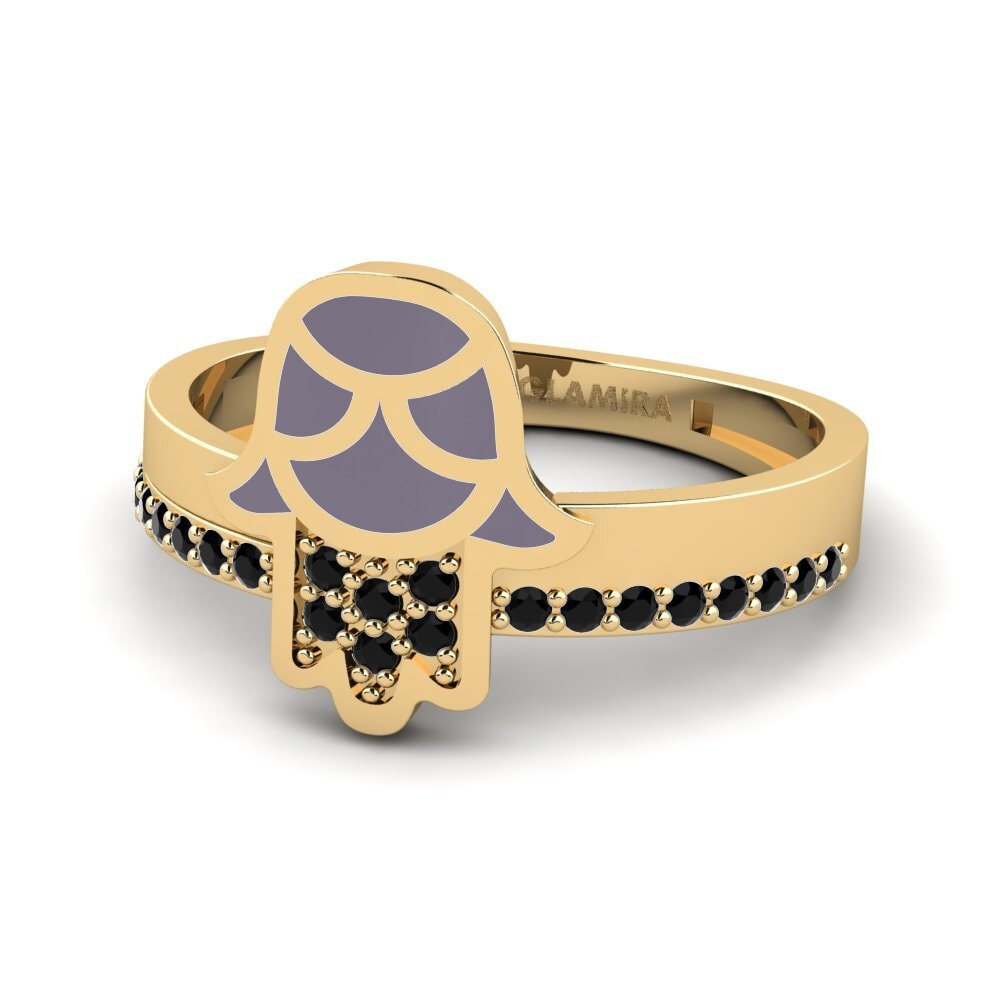 Schwarzer Saphir Ring Tekelakayi
