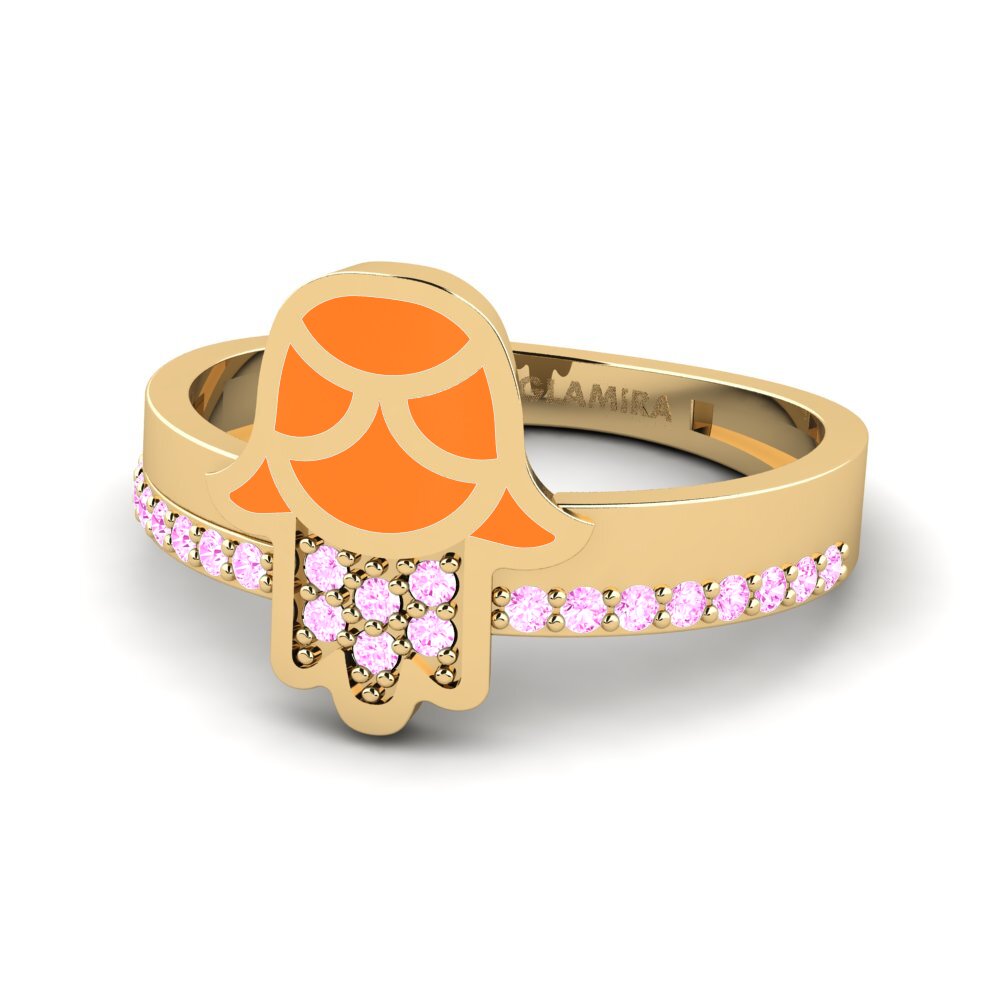 Rosa Saphir Ring Tekelakayi
