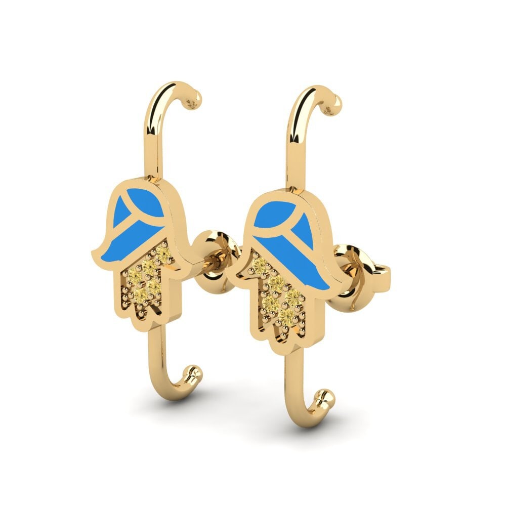 Yellow Diamond Women's Earring Turtas