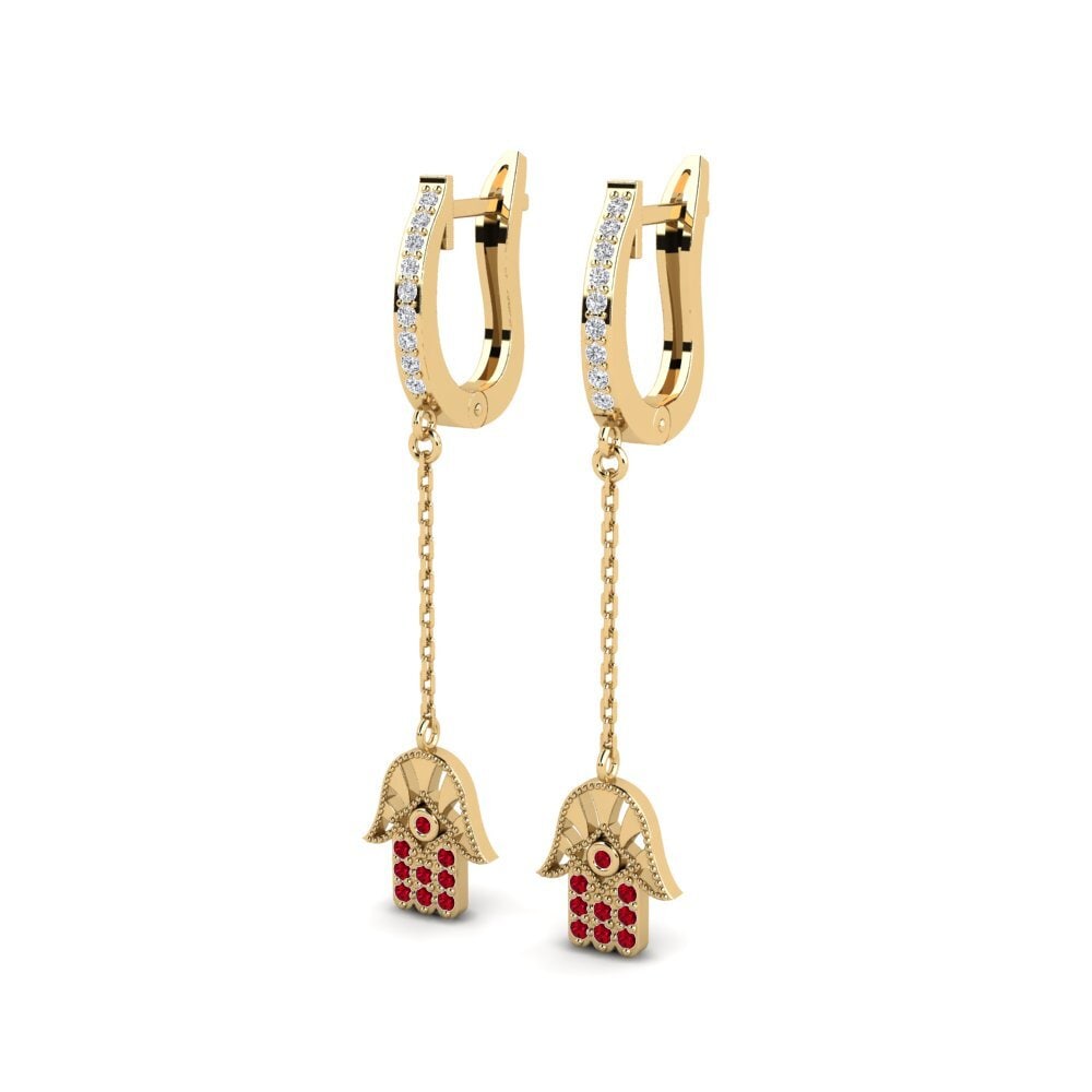 Red Zirconia Women's Earring Twyla