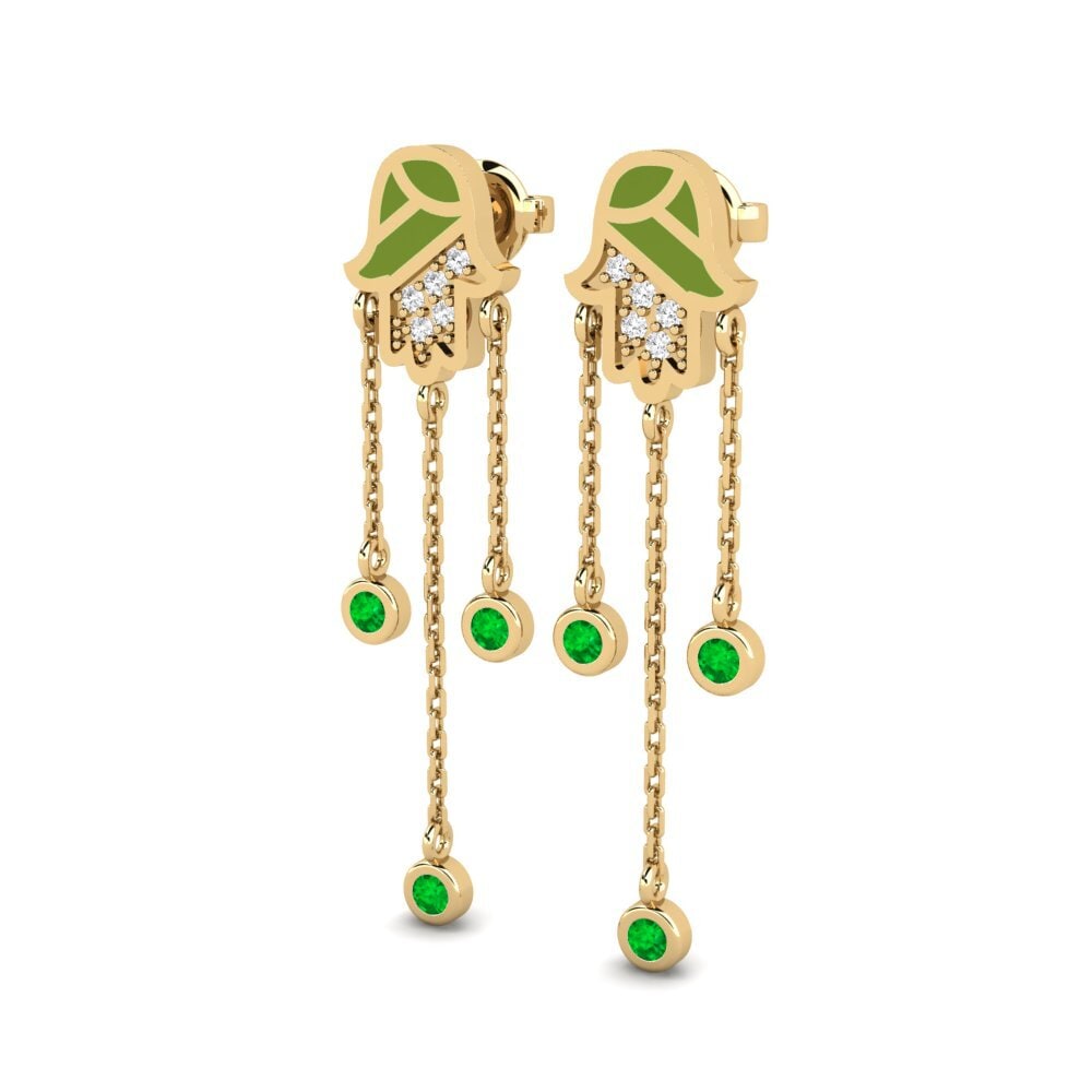 Emerald Women's Earring Varandus
