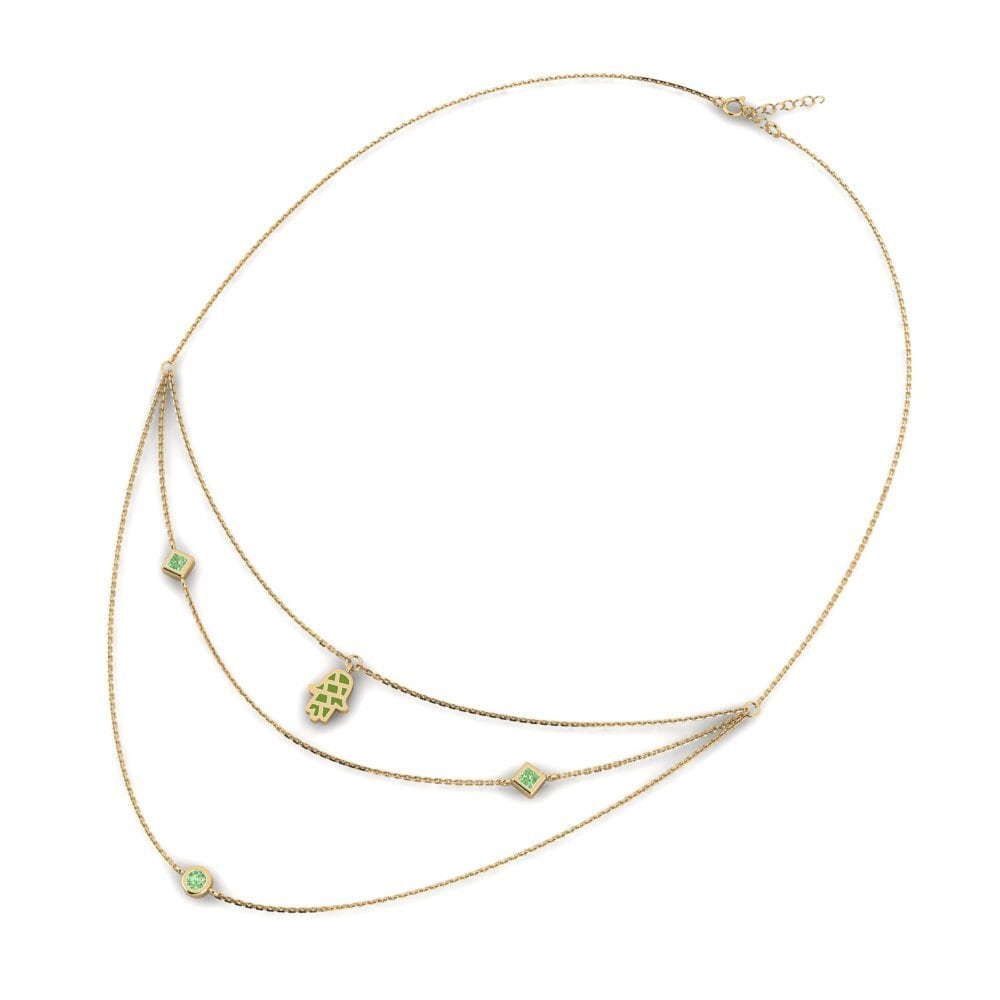 Diamante Verde Collar de Mujer Vendari