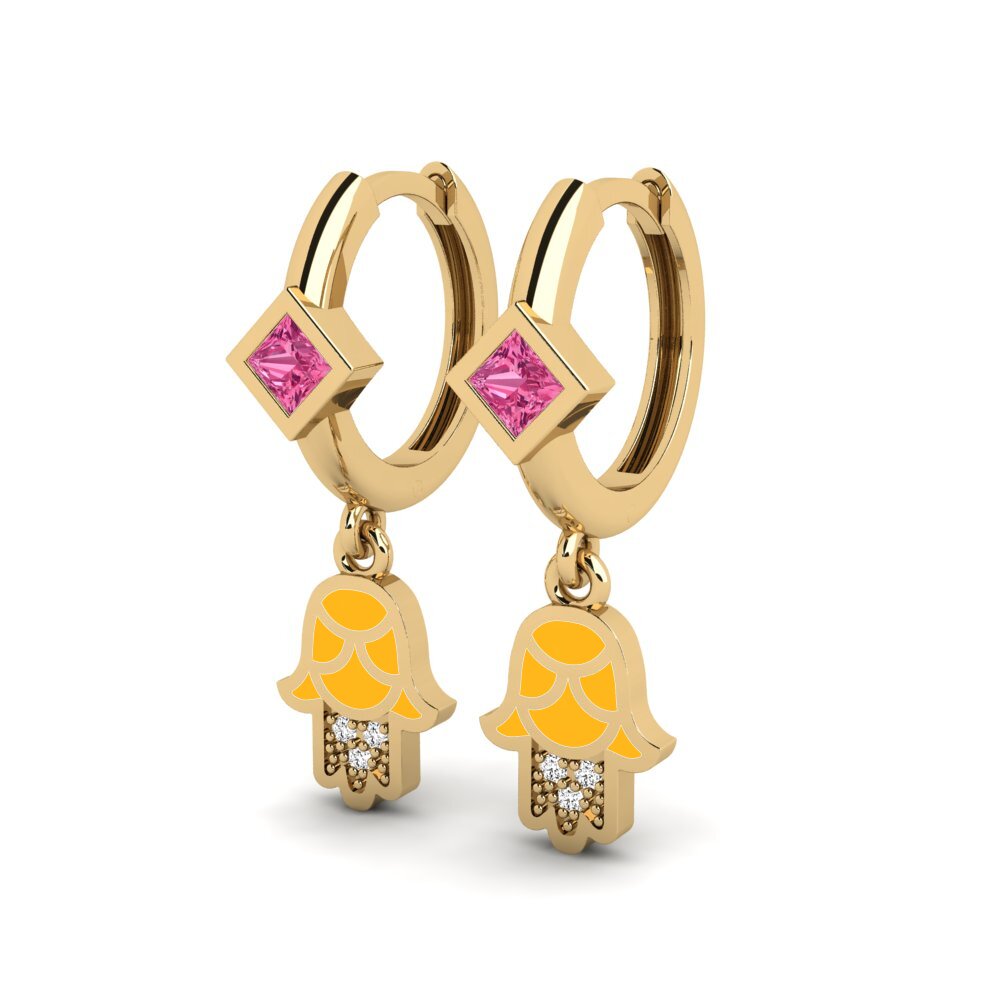 Pink Tourmaline Women's Earring Vlust