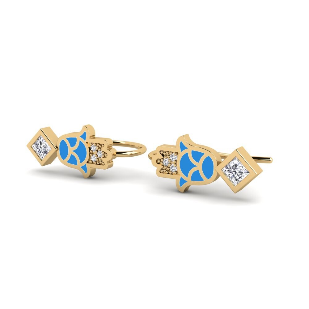 14ct Yellow Gold Women's Earring Waiwai