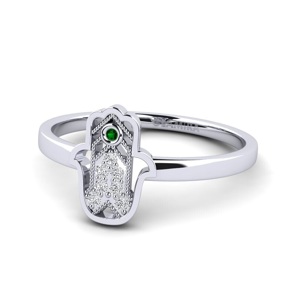 Green Zirconia Ring Yibariki