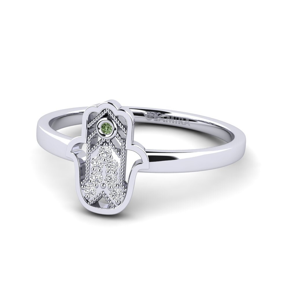 Green Diamond Ring Yibariki