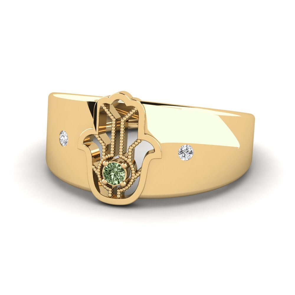 Green Diamond Ring Zegenen