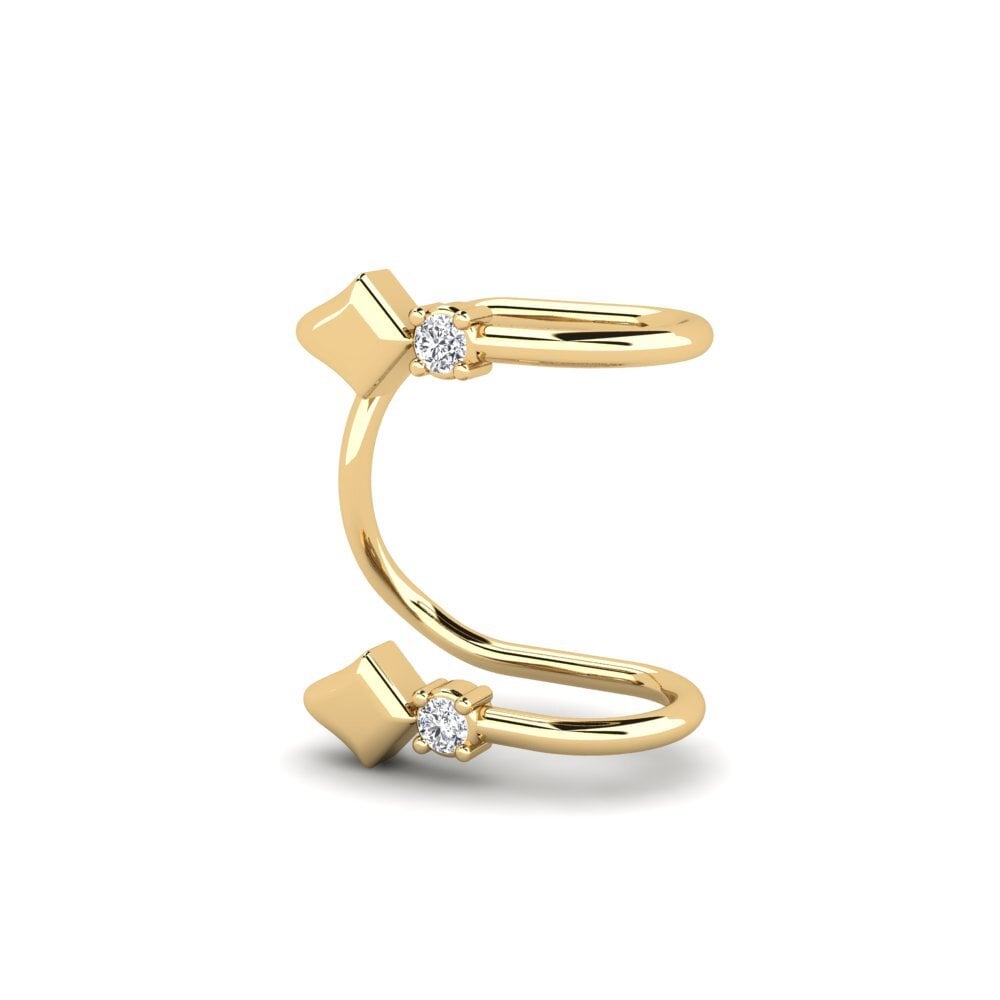 Diamant De Synthèse Boucle d'oreille femme Mecoher
