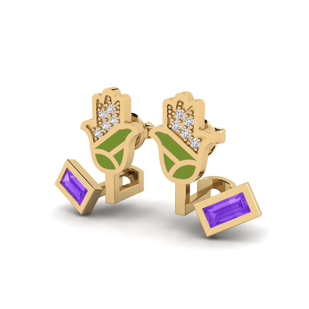Amethyst Women's Earring Beskytte
