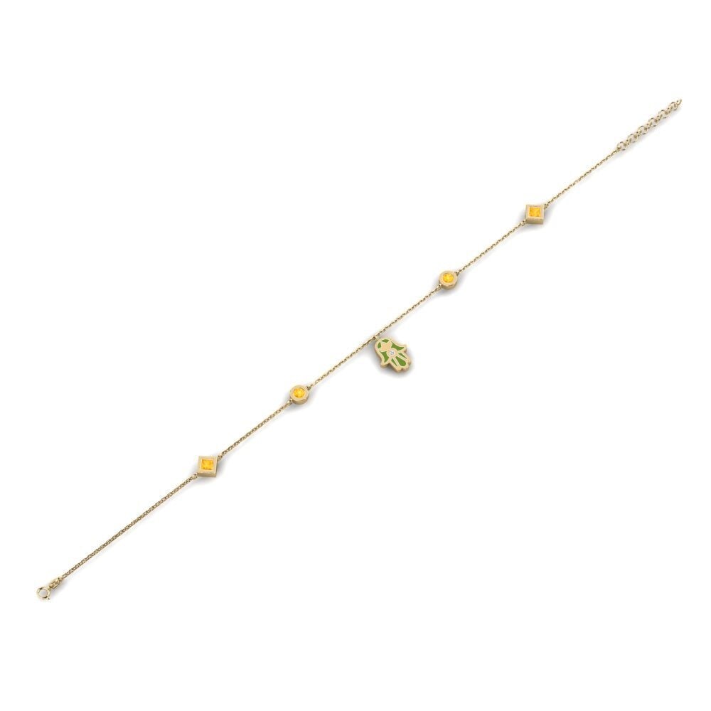 Citrino Pulsera de Mujer Blessi