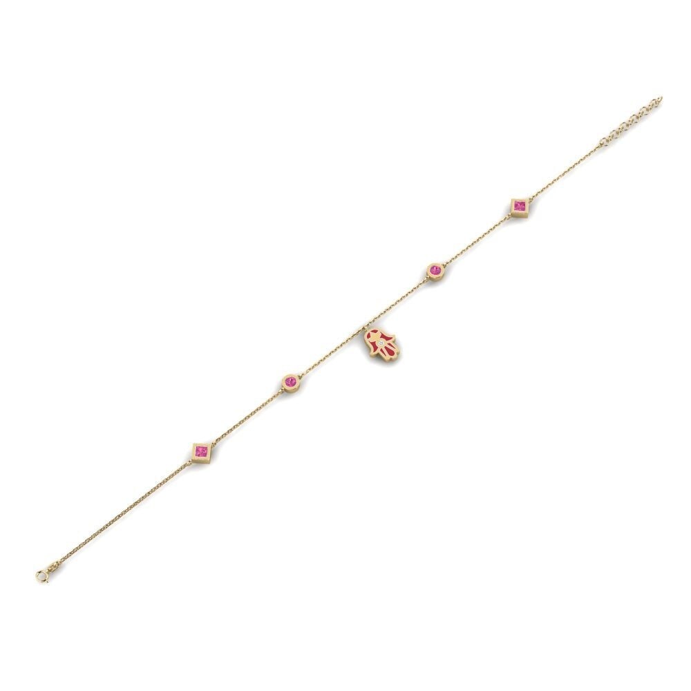 Turmalina rosa Pulsera de Mujer Blessi