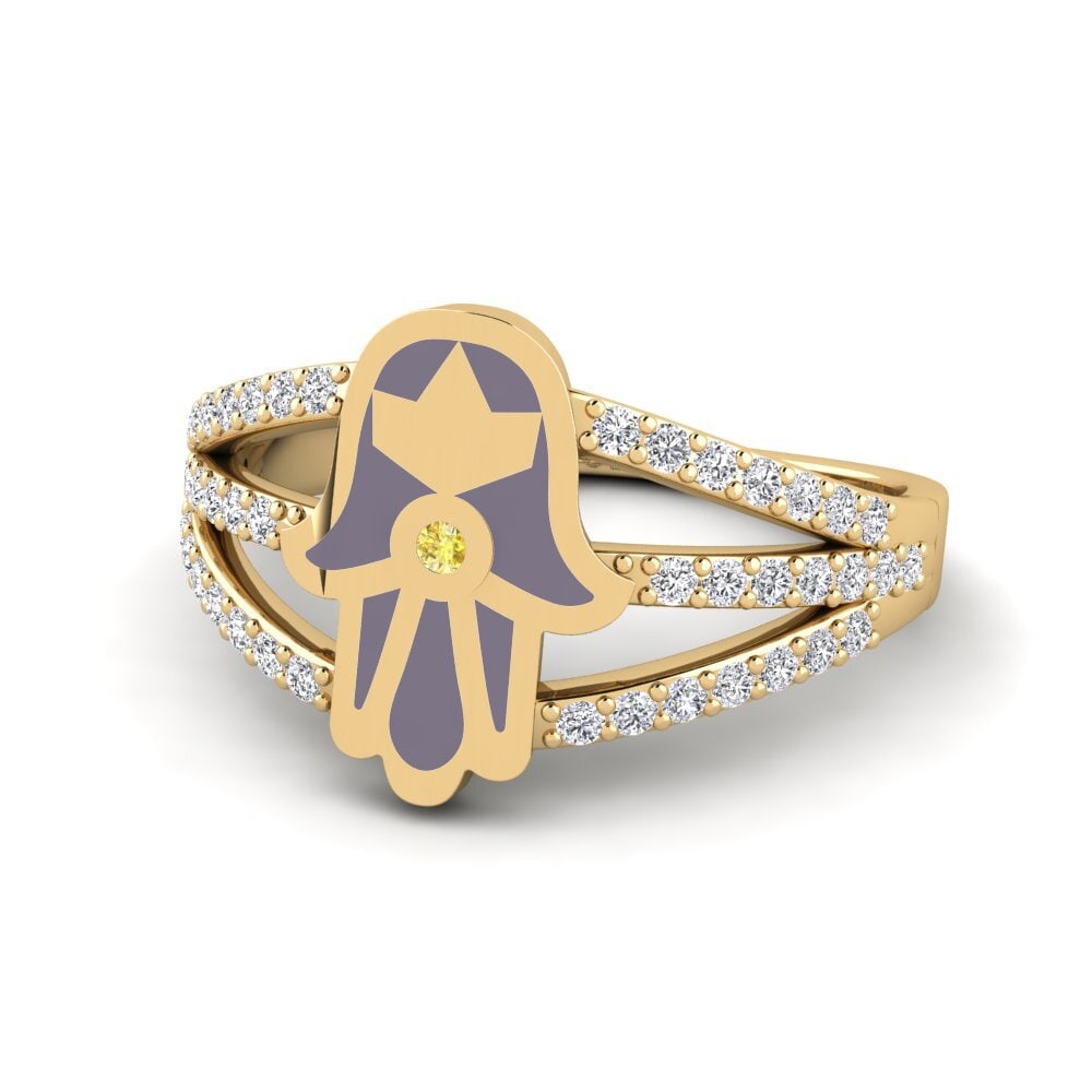 Gelber Saphir Ring Boteraa