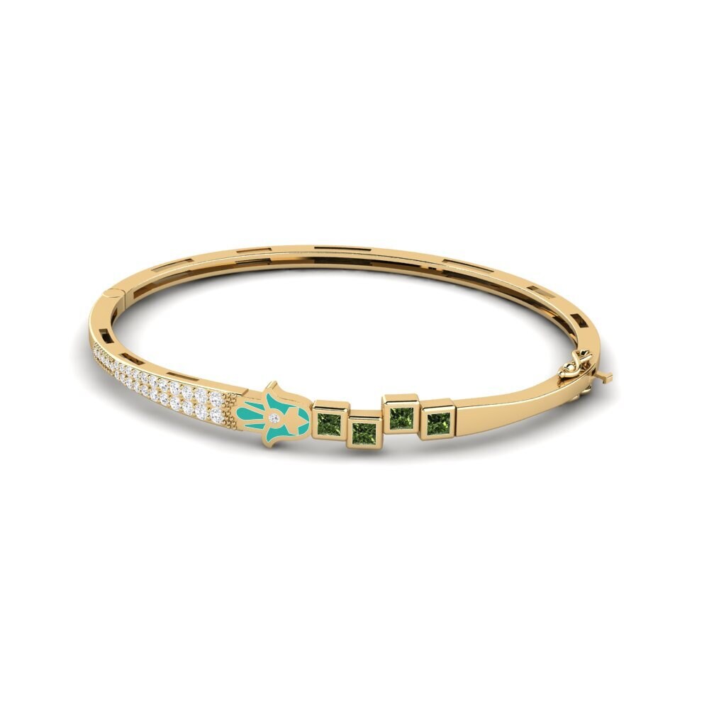 Brazaletes Zafiro Verde Pulsera