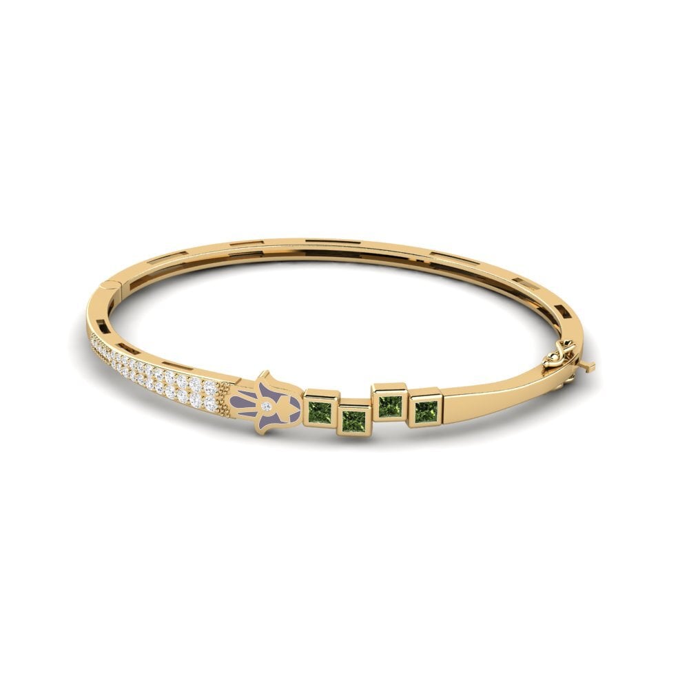 Brazaletes Zafiro Verde Pulsera