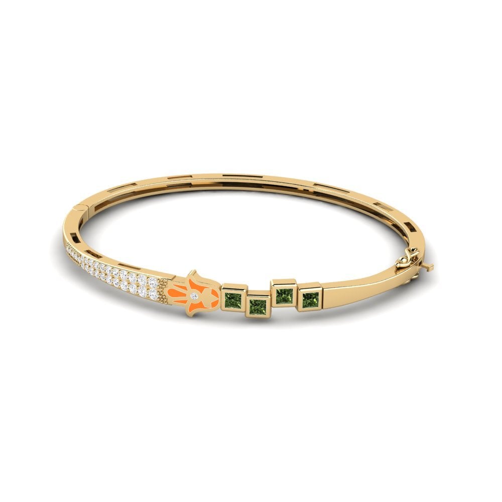 Bangles Green Sapphire Bracelets