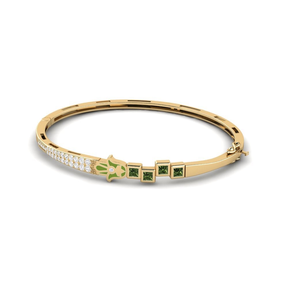 Brazaletes Zafiro Verde Pulsera