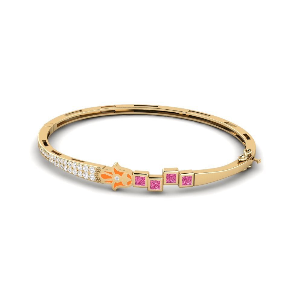 Bangles Pink Tourmaline Bracelets