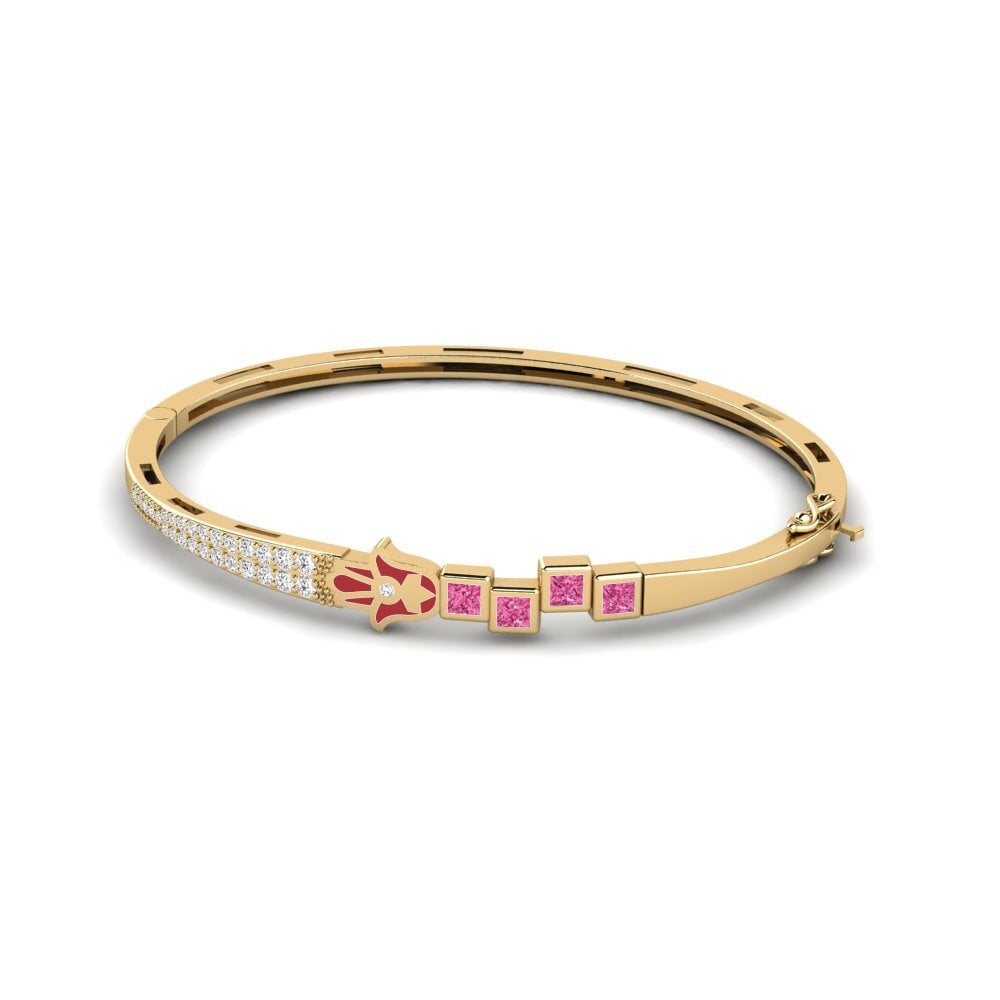 Turmalina rosa Brazalete de mujer Confido