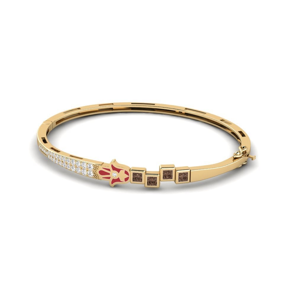 Cuarzo humo Brazalete de mujer Confido