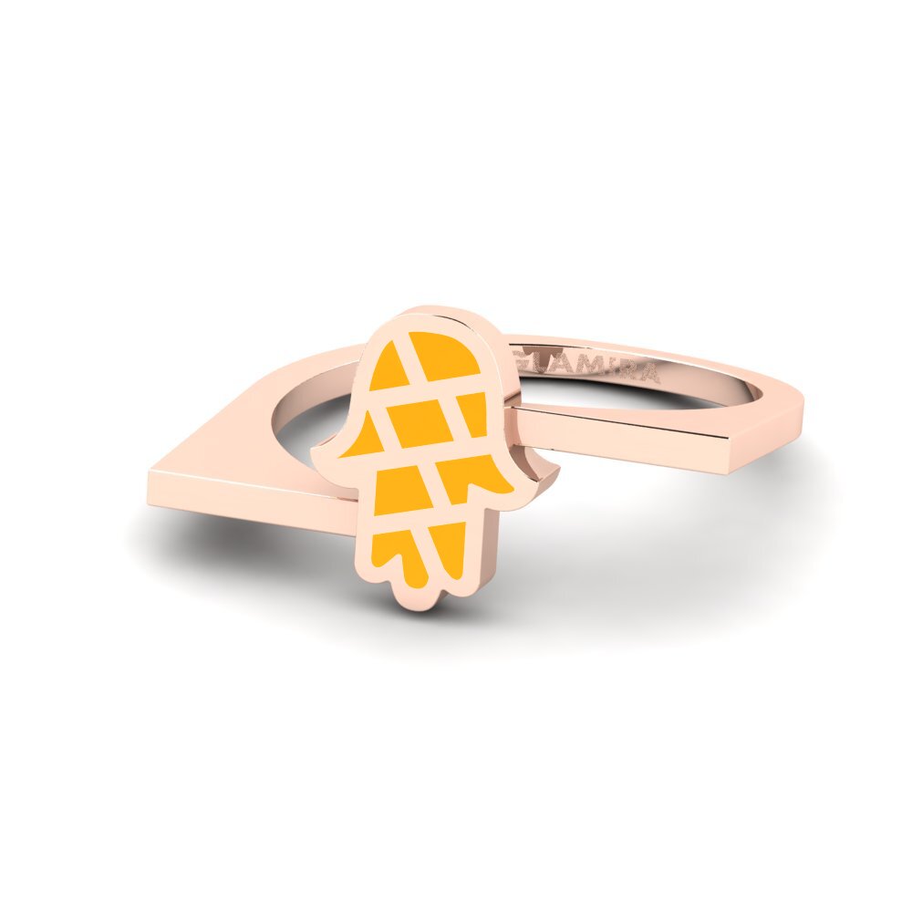 Rotgold 750 Ring Custodire
