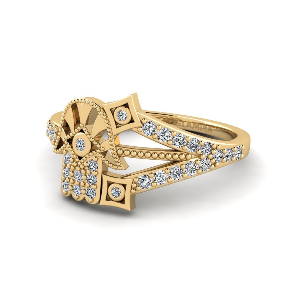 Zirconia Ring Excessively