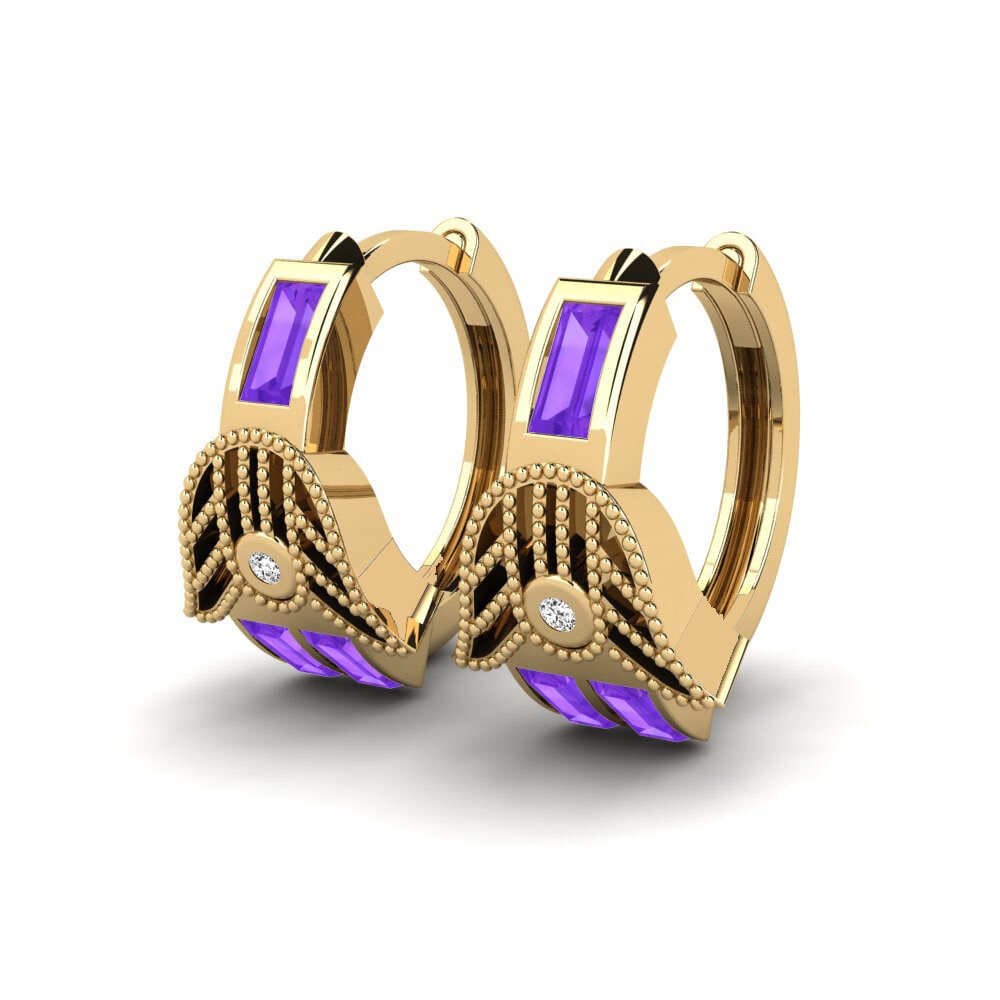 Amethyst Women's Earring Ezryn