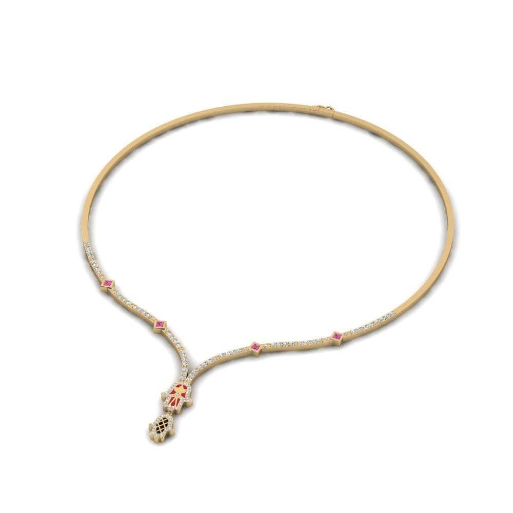 Turmalina rosa Collar Fahatokiana